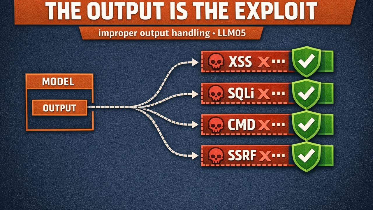 Improper Output Handling: When the LLM's Output Is the Exploit